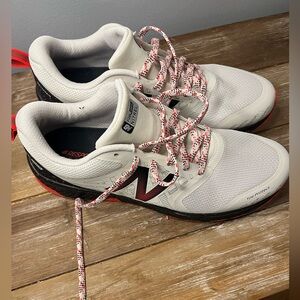 New Balance Revlite Fuel Core. Red,‎ beige, black, red sole